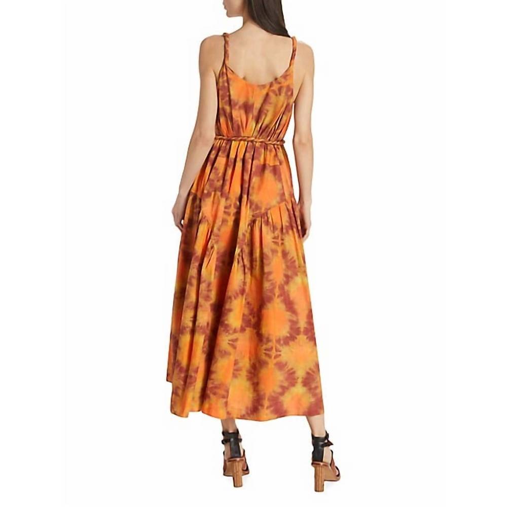 NEW ULLA JOHNSON valentina dress in red topaz - Picture 2 of 3